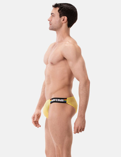Barcode Berlin Herren Sexy Boxer Gelbes