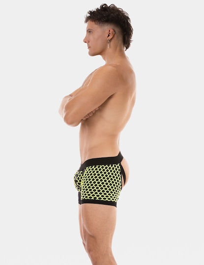 Barcode Berlin Ανδρικό Sexy Boxer Κίτρινο