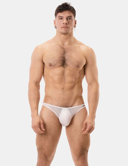 Barcode Berlin Lenjerie Sexy Bărbați Slip Alb