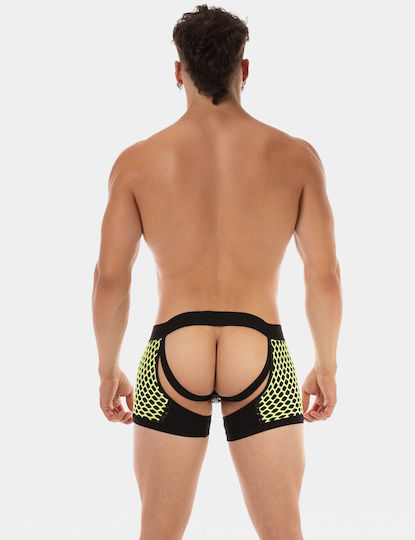 Barcode Berlin Ανδρικό Sexy Boxer Κίτρινο