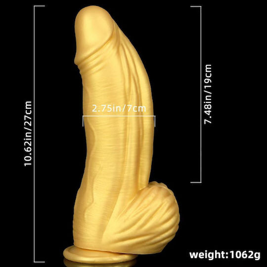 Kinksters Ρεαλιστικό Dildo Χρυσό