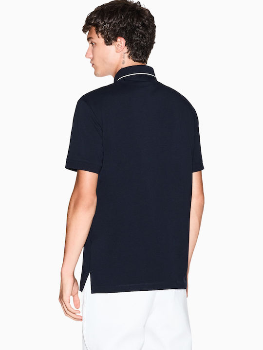 Armani Exchange Поло Блуза Синя