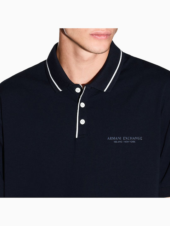 Polo Short Sleeve Blue Blouse