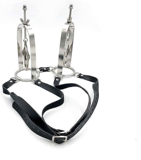 Kinksters Σφιγκτήρες Θηλών σε Ασημί Χρώμα