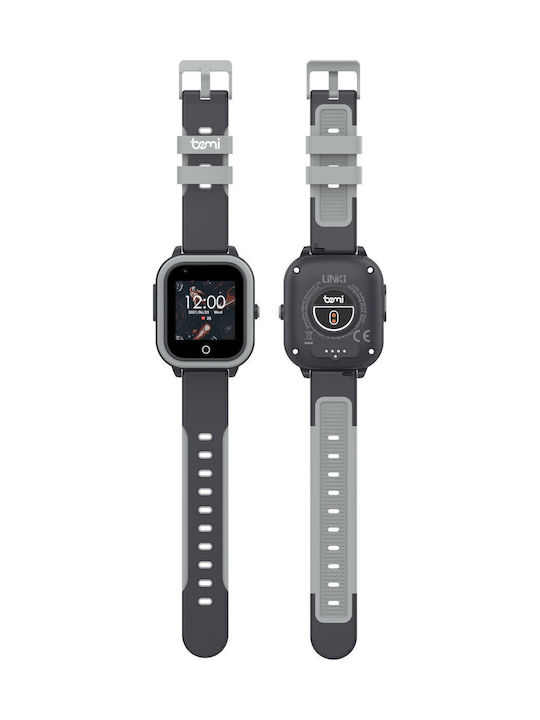 Bemi Kids' 4G Smartwatch with GPS & Camera Grey