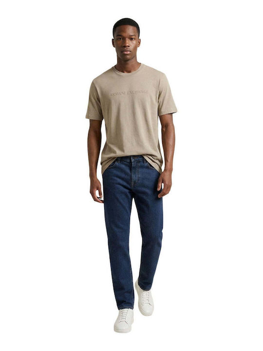 Armani Exchange Мъжка Бежова Тениска