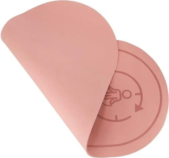 Saltea de Gimnastică Yoga Roz (127x63x0.3cm)
