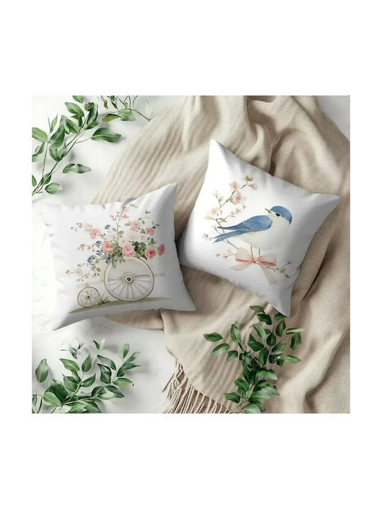 Borea Sofa Cushion 16 From 100% Cotton White 45x45cm