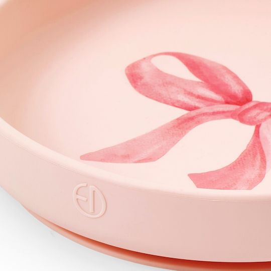 Elodie Details Silicone Feeding Set with Anti-Slip Pink Base 3 Pieces