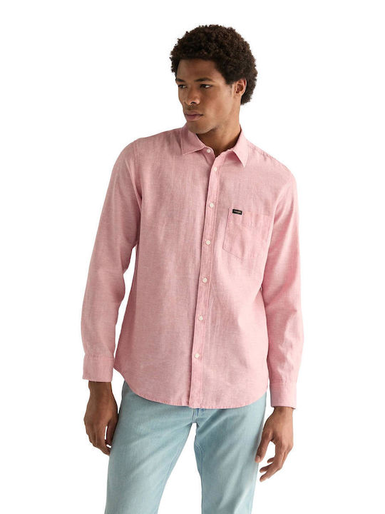 Shirt Long Sleeve Linen Shirt Beige