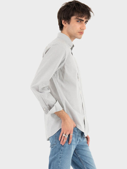 Gant Βαμβακερό Πουκάμισο Light Beige