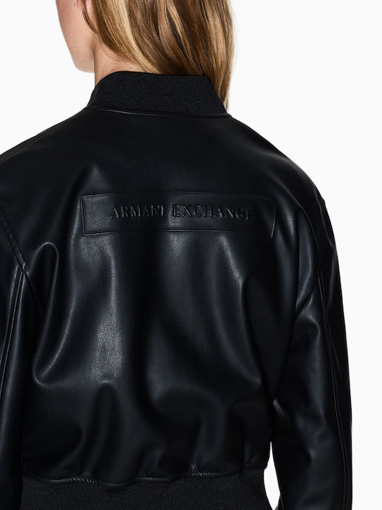 Damen Biker Jacke Schwarz