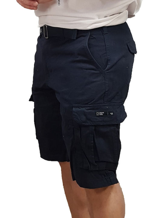 Ανδρική Βερμούδα Cargo Navy Blue