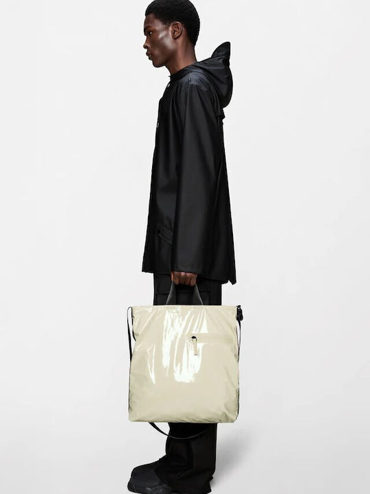 Fabric Women's Tote Bag Beige