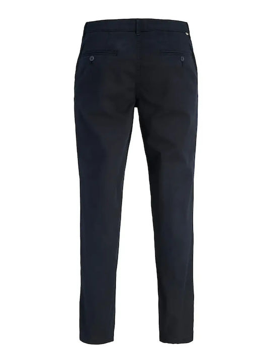 Trousers Chino Elastic in Regular Fit Blue