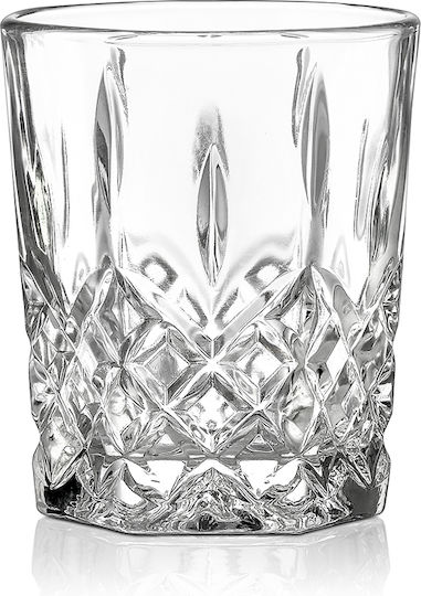 Cristar Diamante Whiskey Glass Set from Glass 300ml 0801469 24 Pieces