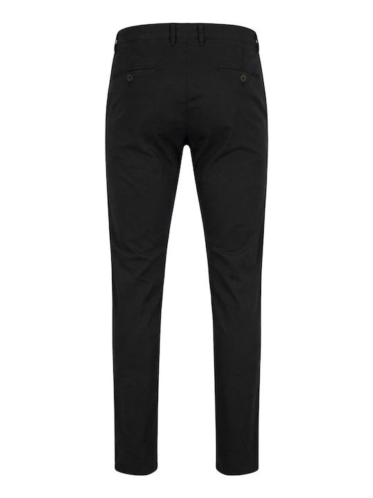 Chino Trousers Elastic Regular Fit Black