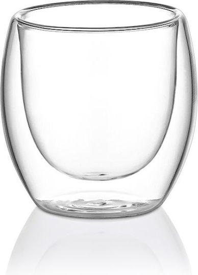XM-Casa Σετ Ποτήρια από Γυαλί 95ml 0801628 6τμχ