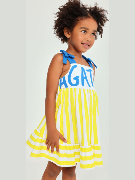 Mädchenkleid Gelbe