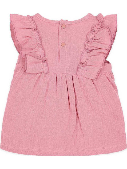 Girls Dress Floral Pink Blush