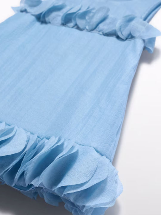 Mädchenkleid Hellblau