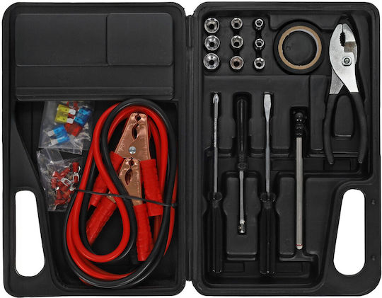 Einparts Automotive 34-piece Emergency Tool Kit Car Black Case