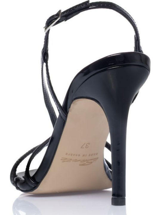 Sandale Din Piele Negre