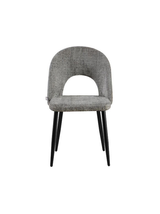 Fl2315 Dining Chair With Dark Gray Fabric Upholstery 57x49x84cm