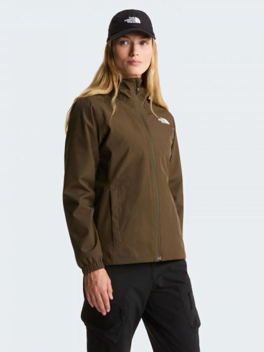 Quest Women's Waterproof Hiking Jacket New Taupe Green