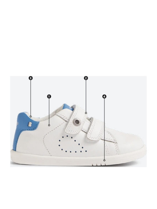 Kinder Sneaker mit Bügel- und Schleifenverschluss Weiße
