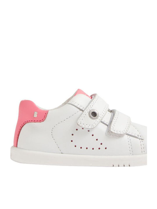 Step Παιδικά Sneakers με Σκρατς Λευκά