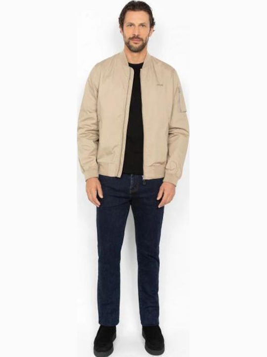 Μπουφάν Bomber Beige
