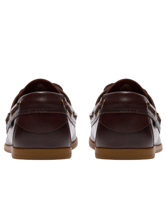 Clarks Lace Мъжки Мокасини в Кафяв Цвят