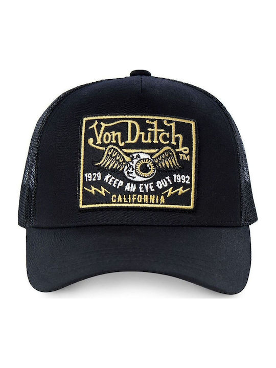 Black Eye Mesh Yellow Trucker Von Dutch