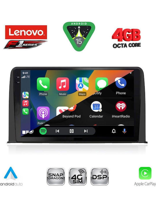 Lenovo Car Audio System for Honda CR-V 2017-2023 (Bluetooth/USB/WiFi/GPS/Apple CarPlay/Android Auto) with 10" Touch Screen