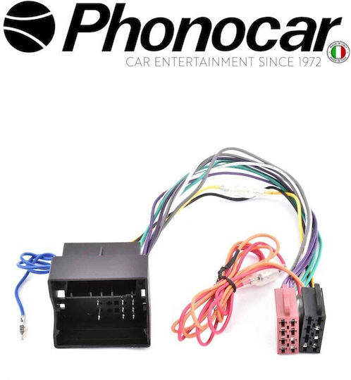 Phonocar Car Audio ISO Plug Bmw / Ford / Iveco / Land Rover / Mercedes Benz / Mini Cooper / Opel / Porsche / Seat / Skoda / Smart / VW