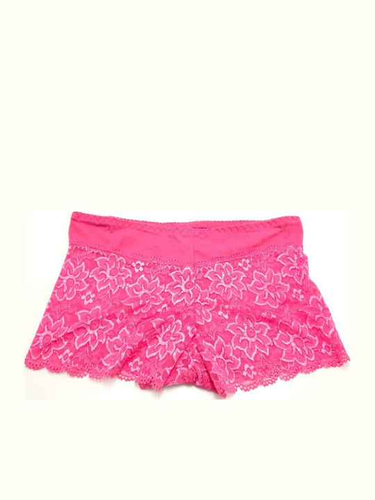Damen-Slip mit Spitze Fuchsie