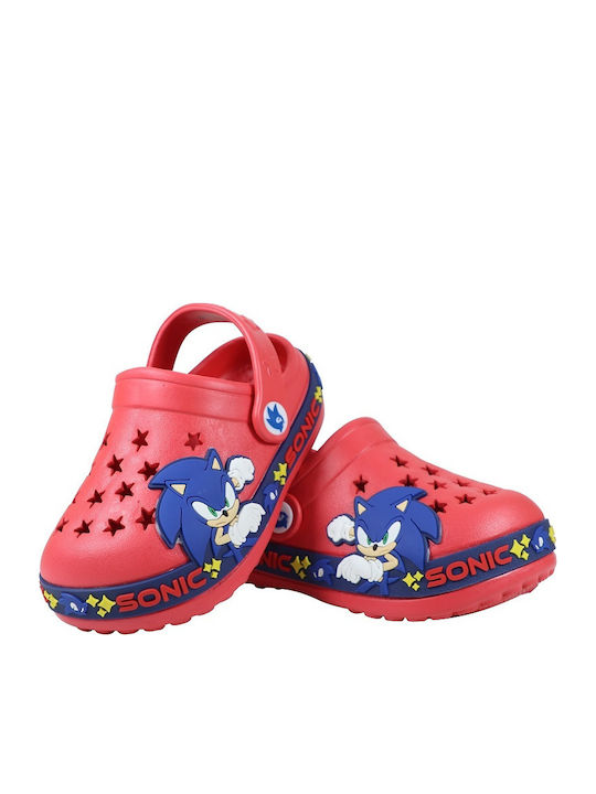 Sonic Παιδικά Ανατομικά Σαμπό Θαλάσσης Κόκκινα