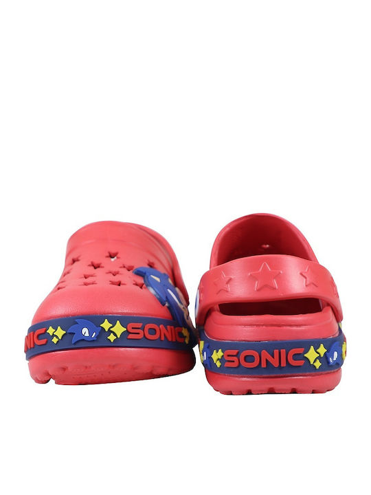Sonic Παιδικά Ανατομικά Σαμπό Θαλάσσης Κόκκινα