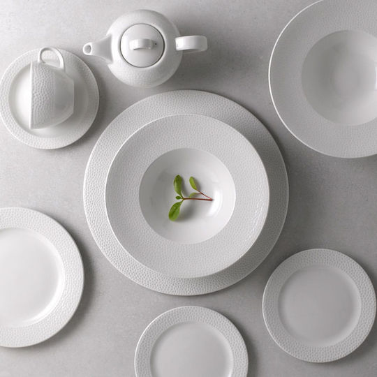 Churchill 1795 Shallow Serving Plate from White Porcelain 17cm 12 Pieces