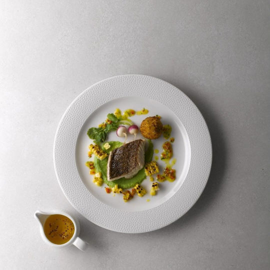 Churchill 1795 Shallow Serving Plate Porcelain White 21cm 12 Pieces