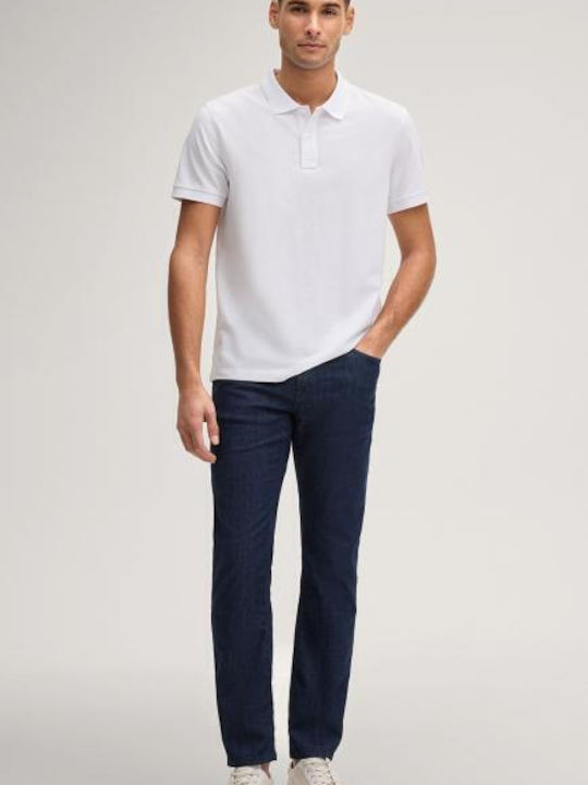 Mitch Ανδρικό Παντελόνι Τζιν Ελαστικό Dark Blue