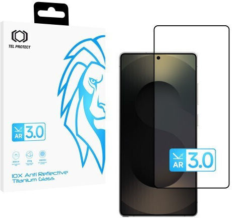 Tempered Glass Tel Protect 10x Ar 3.0 Antireflective Titanium Forsamsung Galaxy S26 Ultra