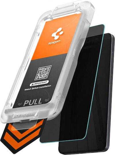 Spigen Datenschutz Gehärtetes Glas Schwarz (Galaxy S26+)