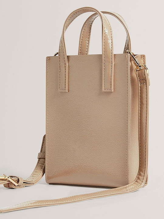 Icon Damenhandtasche Schulter / Handtasche Krokodilmuster Grau