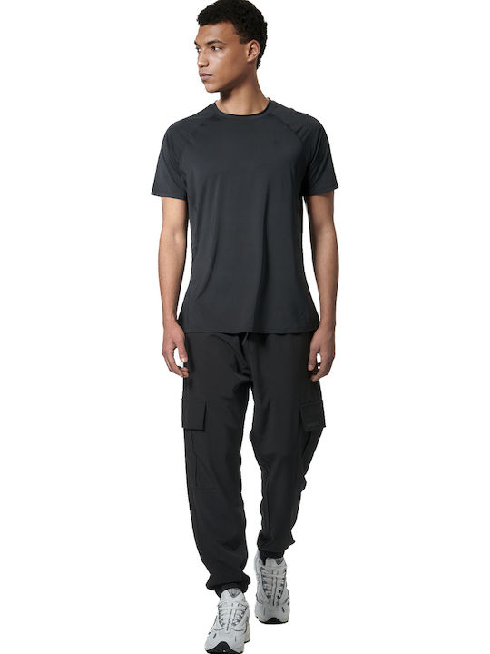 Cargo Παντελόνι Φόρμας με Λάστιχο Black