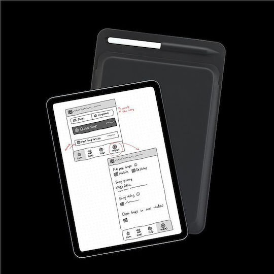 Pipetto Ultra Slim Case Compatible iPad 11 Inch Black