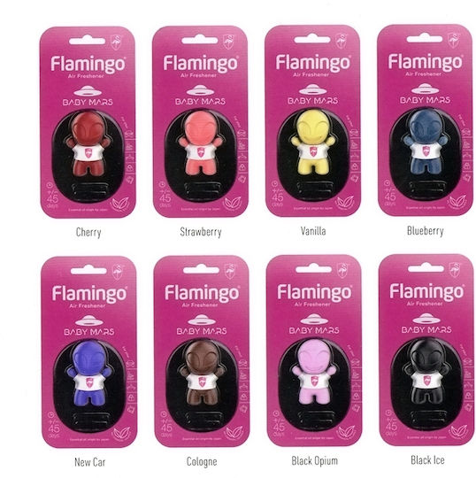 Flamingo Αρωματικό Αεραγωγού Αυτοκινήτου Baby Mars Strawberry