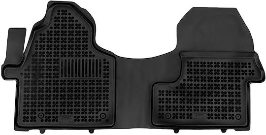 Rubber Car Mats Mercedes Sprinter 2018+ 3-Seater An Extra Material On Driver Side Raised Sides Type 1 Piece Rezaw Plast Rezaw-plast