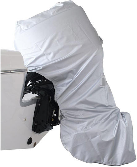 Eval Protective Outboard Engine Cover 8-70hp W87xH157cm in Silver Colour